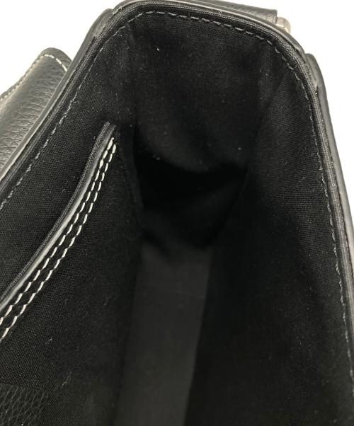 Christian Dior（クリスチャン ディオール）Christian Dior (クリスチャン ディオール) Saddleフラップ付きメッセンジャーバッグ ブラックの古着・服飾アイテム
