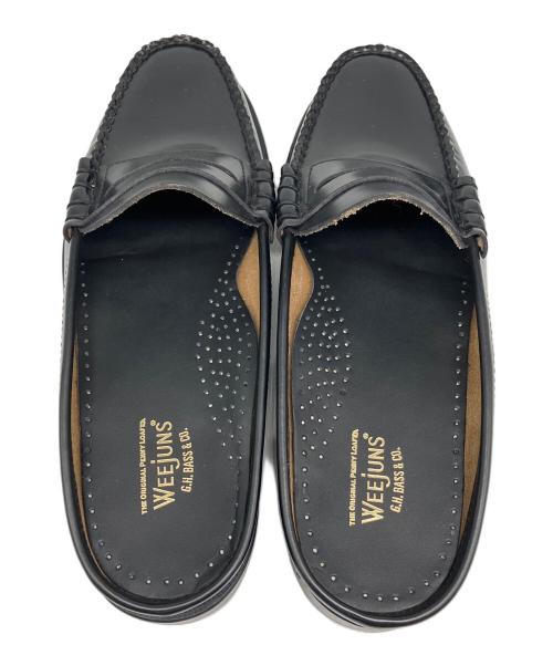G.H.BASS&CO.（ジー・エイチ・バス）G.H.BASS&CO. (ジー・エイチ・バス) WEEJUNS　ペニーローファー ブラック サイズ:43の古着・服飾アイテム
