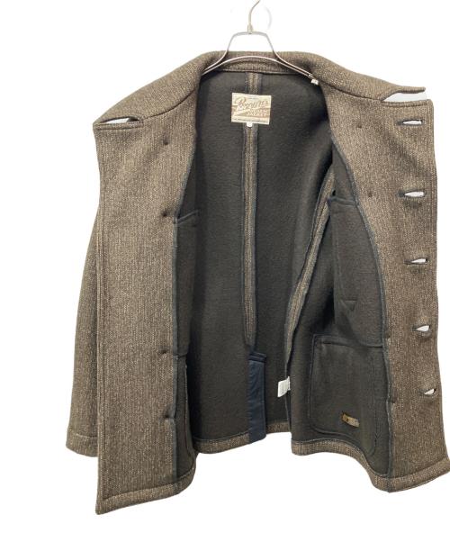 BROWN'S BEACH JACKET（ブラウンズビーチジャケット）BROWN'S BEACH JACKET (ブラウンズビーチジャケット) Pコート ブラウン サイズ:42の古着・服飾アイテム