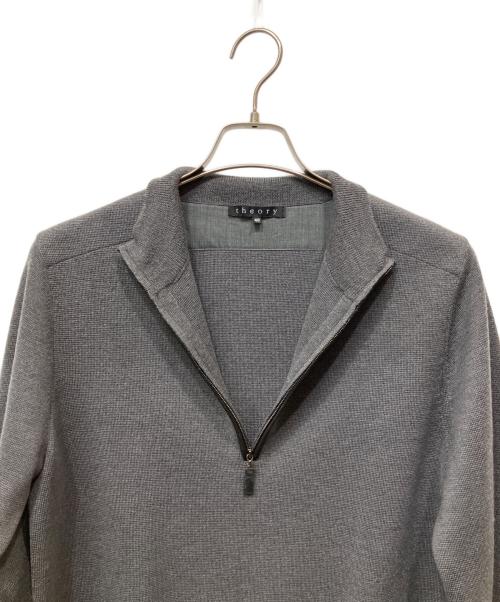 theory（セオリー）theory (セオリー) 薄手ニット グレー サイズ:40の古着・服飾アイテム