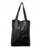 YOHJI YAMAMOTOヨウジヤマモト）の古着「Clasp tote discord」｜ブラック