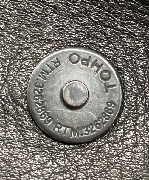 YOHJI YAMAMOTO（ヨウジヤマモト）YOHJI YAMAMOTO (ヨウジヤマモト) Clasp tote discord ブラックの古着・服飾アイテム