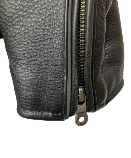 HARLEY-DAVIDSON（ハーレーダビッドソン）HARLEY-DAVIDSON (ハーレーダビッドソン) レザージャケット ブラック サイズ:2XLの古着・服飾アイテム