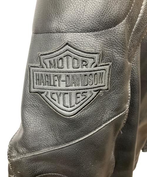HARLEY-DAVIDSON（ハーレーダビッドソン）HARLEY-DAVIDSON (ハーレーダビッドソン) レザージャケット ブラック サイズ:2XLの古着・服飾アイテム