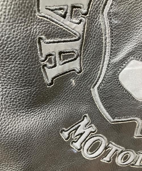 HARLEY-DAVIDSON（ハーレーダビッドソン）HARLEY-DAVIDSON (ハーレーダビッドソン) レザージャケット ブラック サイズ:2XLの古着・服飾アイテム