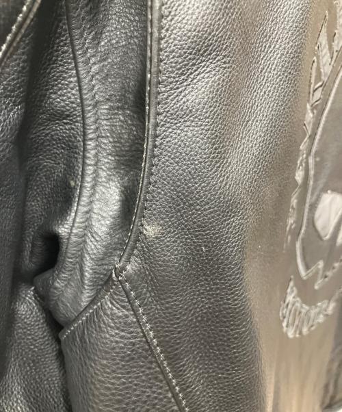 HARLEY-DAVIDSON（ハーレーダビッドソン）HARLEY-DAVIDSON (ハーレーダビッドソン) レザージャケット ブラック サイズ:2XLの古着・服飾アイテム