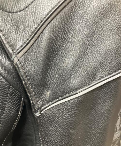 HARLEY-DAVIDSON（ハーレーダビッドソン）HARLEY-DAVIDSON (ハーレーダビッドソン) レザージャケット ブラック サイズ:2XLの古着・服飾アイテム