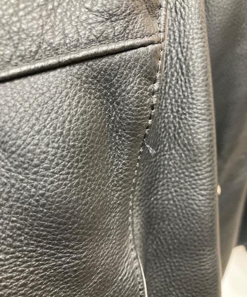 HARLEY-DAVIDSON（ハーレーダビッドソン）HARLEY-DAVIDSON (ハーレーダビッドソン) レザージャケット ブラック サイズ:2XLの古着・服飾アイテム