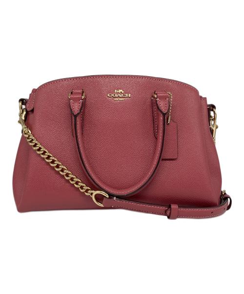 COACH（コーチ）COACH (コーチ) ハンドバッグ ピンクの古着・服飾アイテム