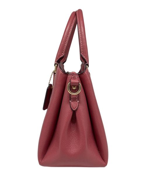 COACH（コーチ）COACH (コーチ) ハンドバッグ ピンクの古着・服飾アイテム