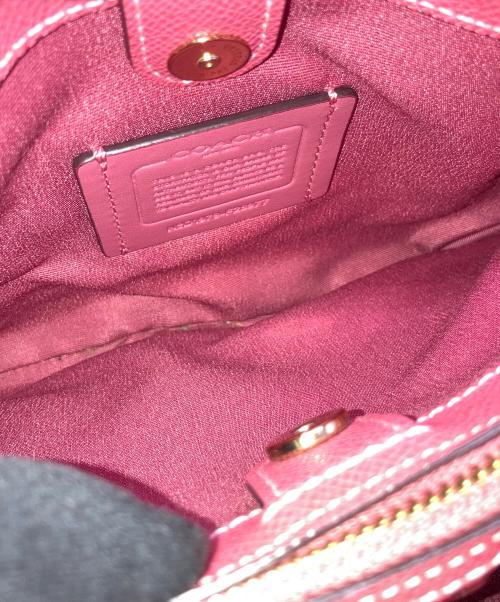 COACH（コーチ）COACH (コーチ) ハンドバッグ ピンクの古着・服飾アイテム