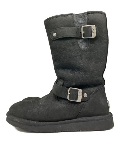 UGG（アグ）UGG (アグ) ムートンエンジニアブーツ ブラック サイズ:USA8の古着・服飾アイテム