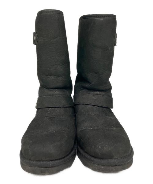 UGG（アグ）UGG (アグ) ムートンエンジニアブーツ ブラック サイズ:USA8の古着・服飾アイテム