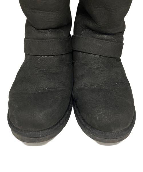 UGG（アグ）UGG (アグ) ムートンエンジニアブーツ ブラック サイズ:USA8の古着・服飾アイテム