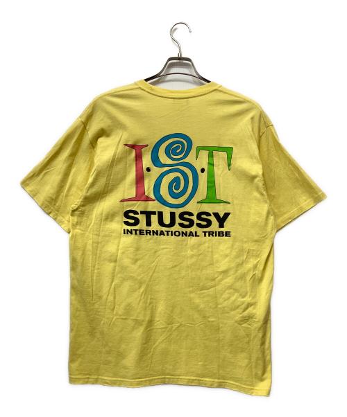 stussy（ステューシー）stussy (ステューシー) 半袖カットソー イエロー サイズ:Lの古着・服飾アイテム