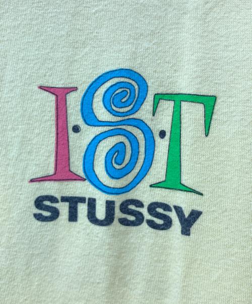 stussy（ステューシー）stussy (ステューシー) 半袖カットソー イエロー サイズ:Lの古着・服飾アイテム