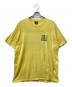 stussy（ステューシー）の古着「半袖カットソー」｜イエロー