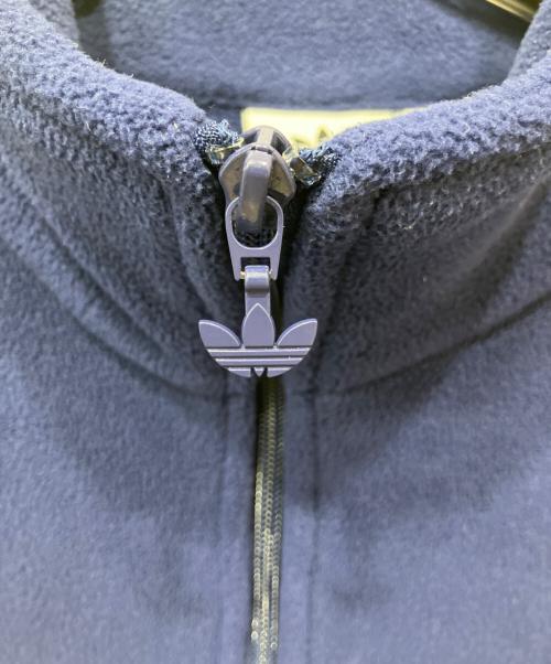 adidas（アディダス）adidas (アディダス) ハーフジップフリースジャケット ネイビー サイズ:XLの古着・服飾アイテム