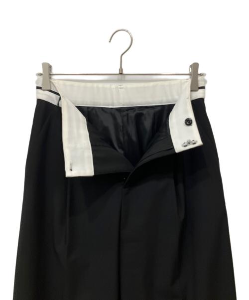 comme ca（コムサ）COMME CA (コムサ) クリアウーリー パンツ ブラック サイズ:9の古着・服飾アイテム