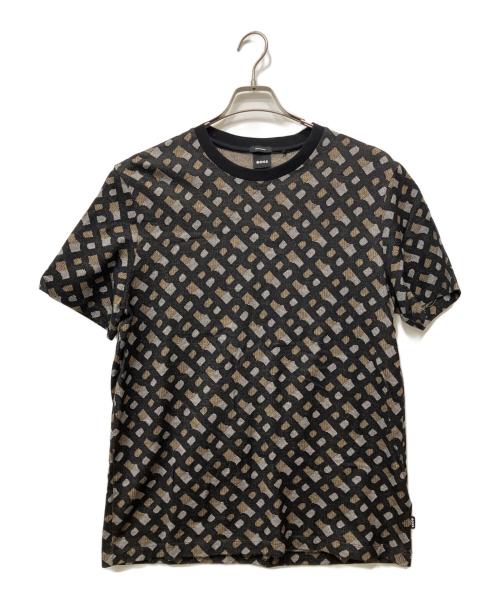 BOSS（ボス）BOSS (ボス) 薄手ニット ブラック サイズ:Lの古着・服飾アイテム