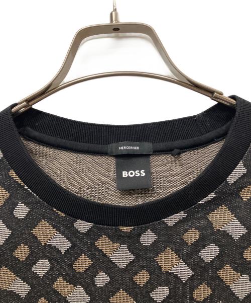 BOSS（ボス）BOSS (ボス) 薄手ニット ブラック サイズ:Lの古着・服飾アイテム