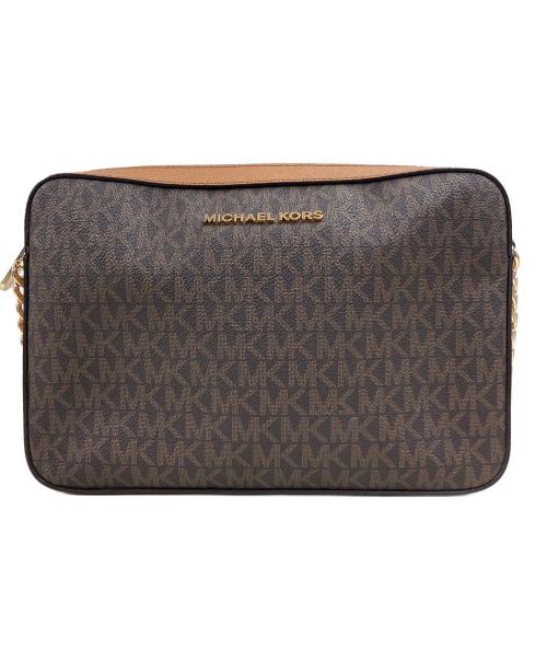 MICHAEL KORS（マイケルコース）MICHAEL KORS (マイケルコース) ショルダーバッグ ベージュの古着・服飾アイテム