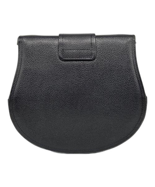 Yves Saint Laurent（イヴサンローラン）Yves Saint Laurent (イヴサンローラン) レザーショルダーバッグ ブラックの古着・服飾アイテム