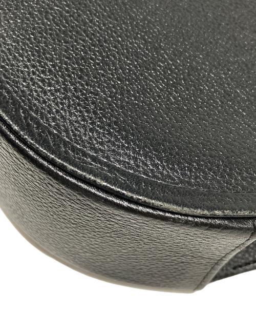 Yves Saint Laurent（イヴサンローラン）Yves Saint Laurent (イヴサンローラン) レザーショルダーバッグ ブラックの古着・服飾アイテム