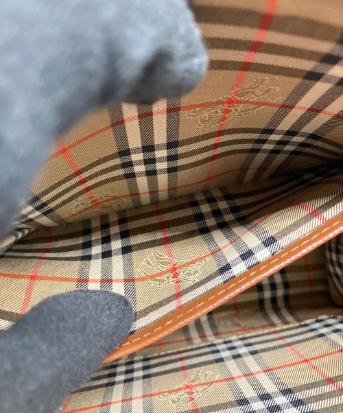 BURBERRY（バーバリー）BURBERRY (バーバリー) ハンドバッグ ブラウンの古着・服飾アイテム