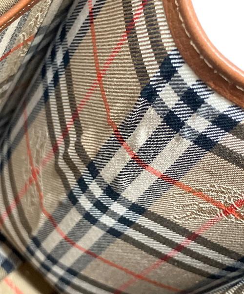 BURBERRY（バーバリー）BURBERRY (バーバリー) ハンドバッグ ブラウンの古着・服飾アイテム