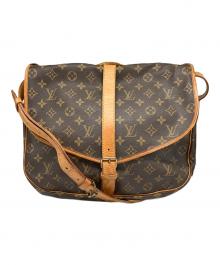 LOUIS VUITTON（ルイ ヴィトン）の古着「モノグラム　ソミュール35」｜ブラウン
