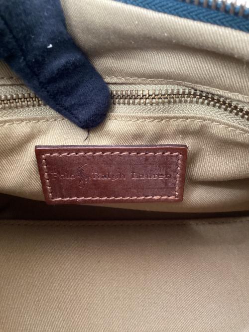 POLO RALPH LAUREN（ポロ・ラルフローレン）POLO RALPH LAUREN (ポロ・ラルフローレン) ミニボストンバッグ グリーンの古着・服飾アイテム