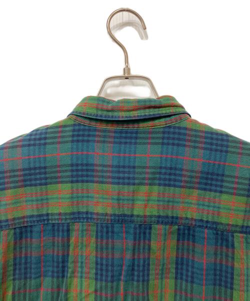 WOOLRICH（ウールリッチ）WOOLRICH (ウールリッチ) チェックシャツ ネイビー×グリーン サイズ:Lの古着・服飾アイテム