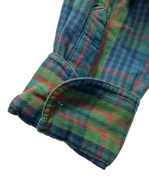WOOLRICH（ウールリッチ）WOOLRICH (ウールリッチ) チェックシャツ ネイビー×グリーン サイズ:Lの古着・服飾アイテム