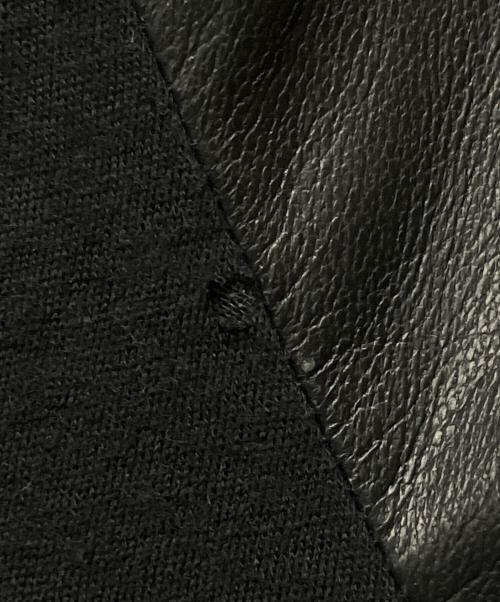 PAUL SMITH（ポールスミス）PAUL SMITH (ポールスミス) 切替レザージャケット ブラック サイズ:Mの古着・服飾アイテム