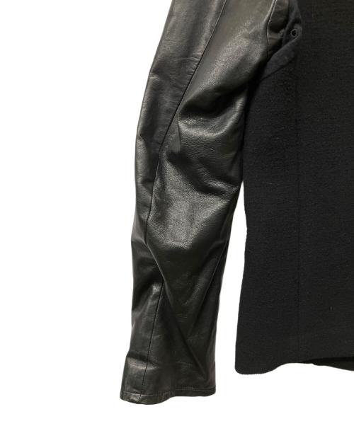PAUL SMITH（ポールスミス）PAUL SMITH (ポールスミス) 切替レザージャケット ブラック サイズ:Mの古着・服飾アイテム