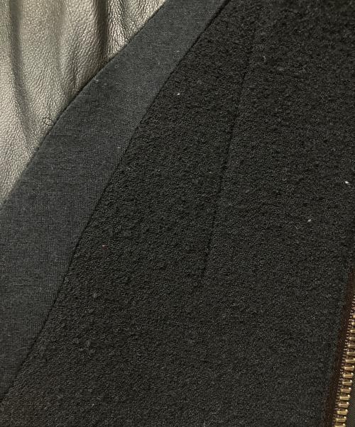 PAUL SMITH（ポールスミス）PAUL SMITH (ポールスミス) 切替レザージャケット ブラック サイズ:Mの古着・服飾アイテム