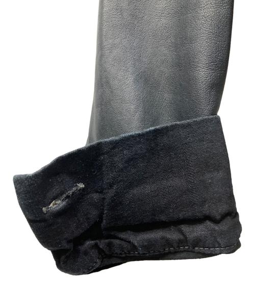 COLLECTION PRIVEE?（コレクション プリベー）COLLECTION PRIVEE? (コレクション プリベー) レザージャケット ブラック サイズ:46の古着・服飾アイテム