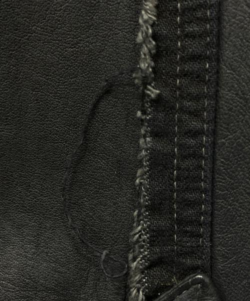 COLLECTION PRIVEE?（コレクション プリベー）COLLECTION PRIVEE? (コレクション プリベー) レザージャケット ブラック サイズ:46の古着・服飾アイテム