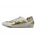 DOLCE & GABBANA (ドルチェ＆ガッバーナ) ローカットスニーカー ゴールド×ホワイト サイズ:43：7000円