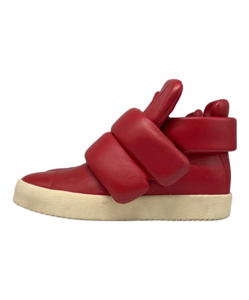 GIUSEPPE ZANOTTI（ジュゼッペザノッティ）GIUSEPPE ZANOTTI (ジュゼッペザノッティ) ハイカットスニーカー レッド サイズ:42 1/2の古着・服飾アイテム