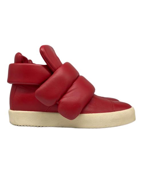 GIUSEPPE ZANOTTI（ジュゼッペザノッティ）GIUSEPPE ZANOTTI (ジュゼッペザノッティ) ハイカットスニーカー レッド サイズ:42 1/2の古着・服飾アイテム