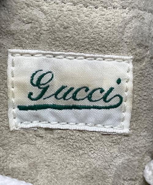 GUCCI（グッチ）GUCCI (グッチ) ハイカットスニーカー ベージュ サイズ:42の古着・服飾アイテム