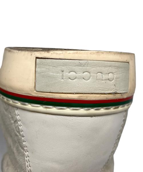 GUCCI（グッチ）GUCCI (グッチ) ハイカットスニーカー ベージュ サイズ:42の古着・服飾アイテム