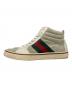 GUCCI (グッチ) ハイカットスニーカー ベージュ サイズ:42：10000円