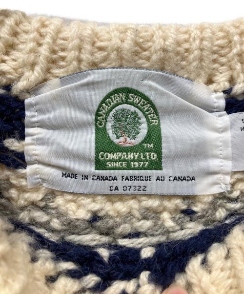 CANADIAN SWEATER（カナディアンセーター）CANADIAN SWEATER (カナディアンセーター) 厚手ニット アイボリー サイズ:不明の古着・服飾アイテム