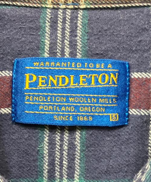 PENDLETON（ペンドルトン）PENDLETON (ペンドルトン) 長袖シャツ ネイビー サイズ:Sの古着・服飾アイテム