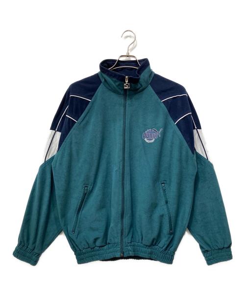 PUMA（プーマ）PUMA (プーマ) フリースジャケット グリーン サイズ:Mの古着・服飾アイテム