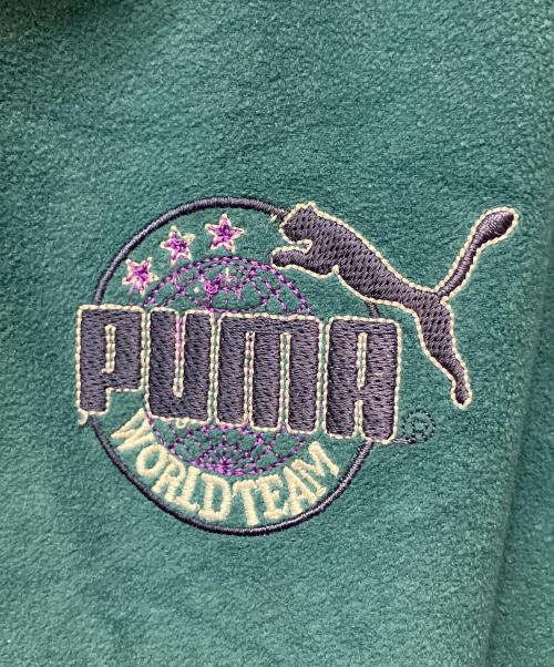 PUMA（プーマ）PUMA (プーマ) フリースジャケット グリーン サイズ:Mの古着・服飾アイテム
