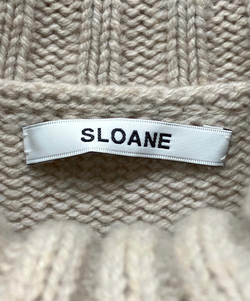 SLOANE（スローン）SLOANE (スローン) 厚手ニット ベージュ サイズ:4の古着・服飾アイテム